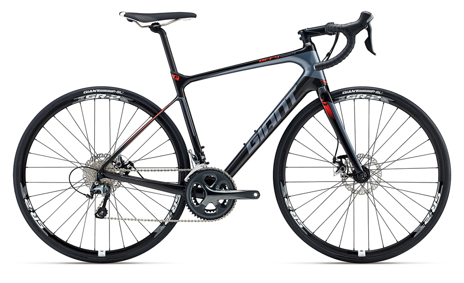 美品ロードバイク GIANT DEFY 3 2×10速 カーボンフロントフォーク 