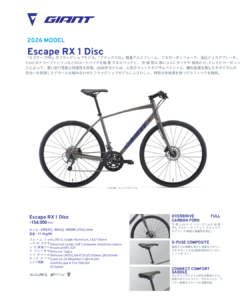 ESCAPE RX1 DISC 2026