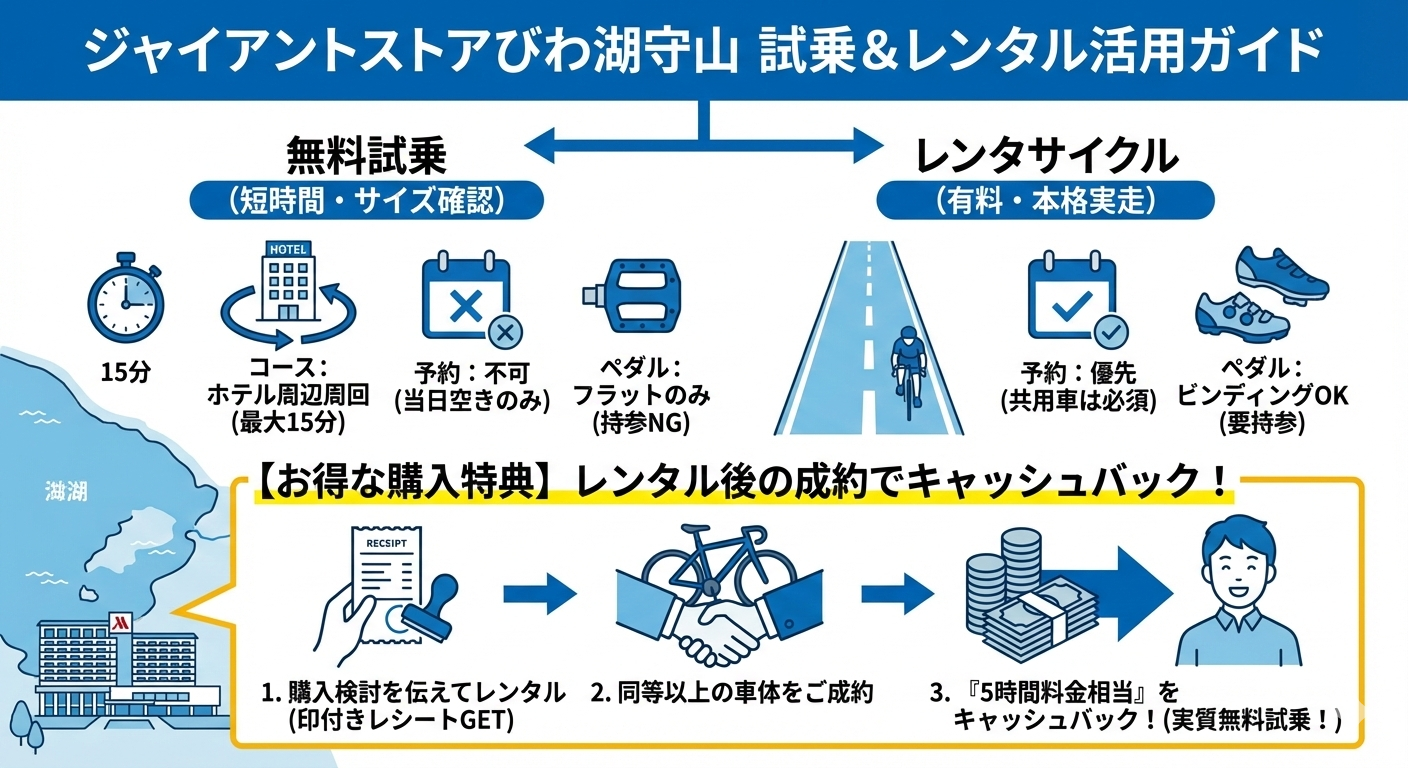 試乗ルールのご案内