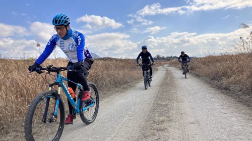 MTBで家棟川＆野洲川グラベル