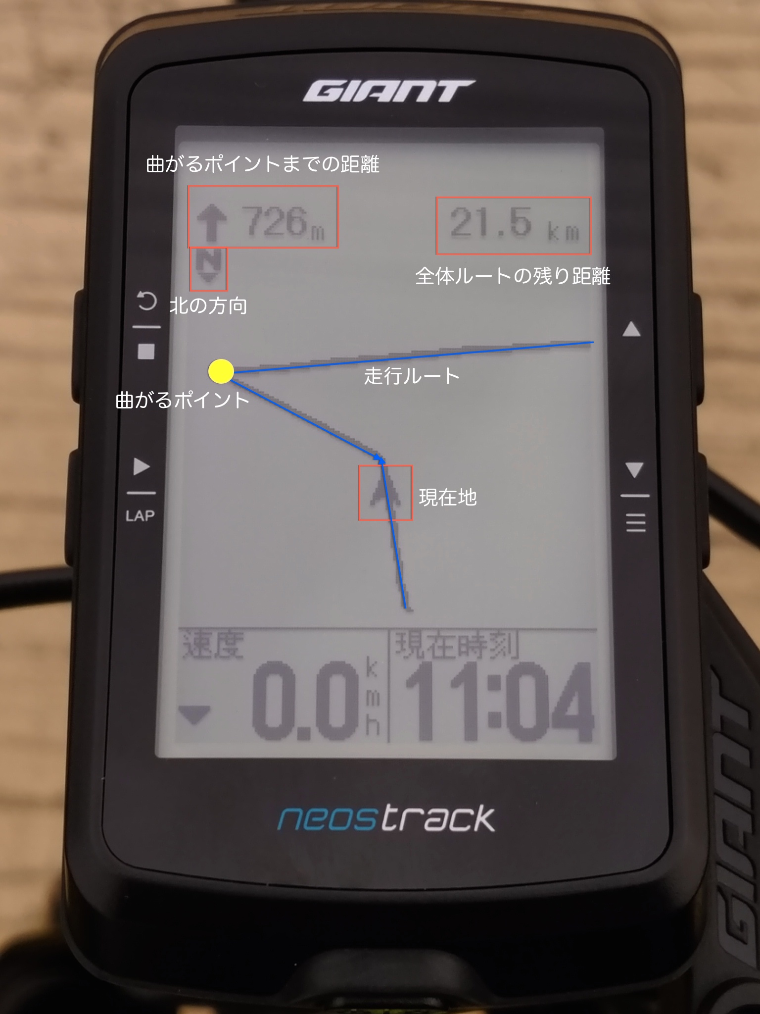 ジャイアント NEOSTRACK ネオストラック サイクルコンピュータ - 自転車