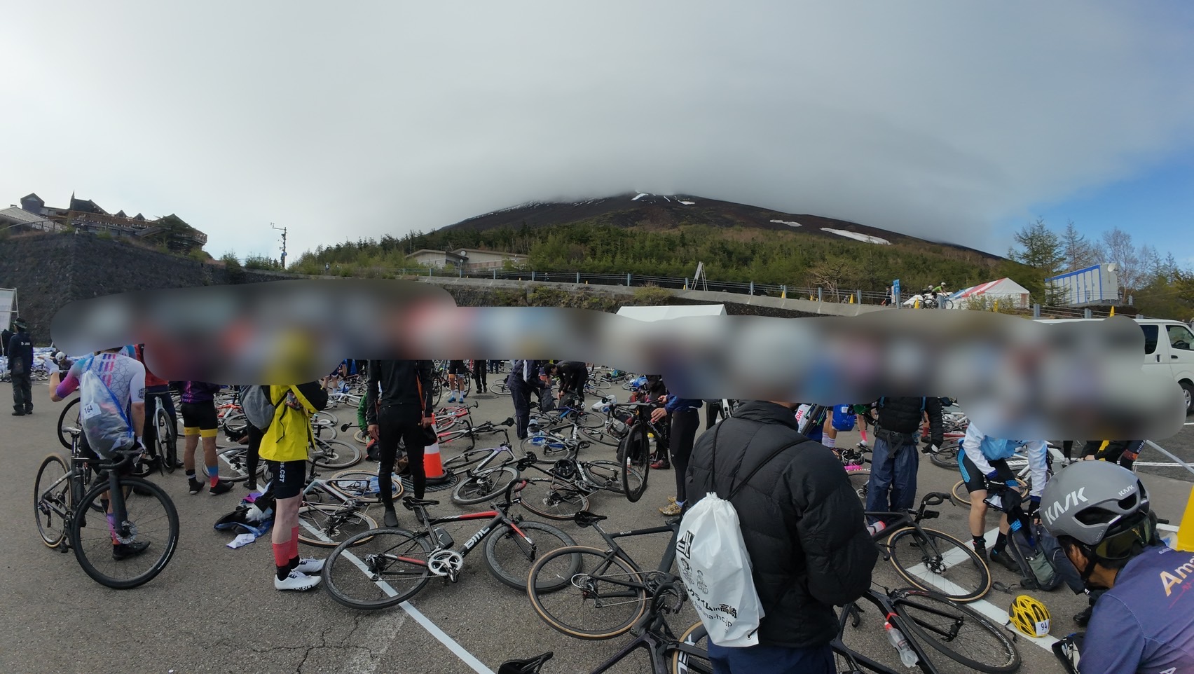 晴れてたらきれいな富士山が…